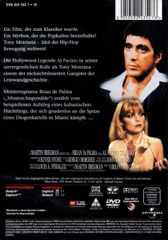 Al Pacino - SCARFACE - (Erstauflage ohne FSK-Logo) - Einzel-DVD - (Vermietrecht) - Neu & OVP